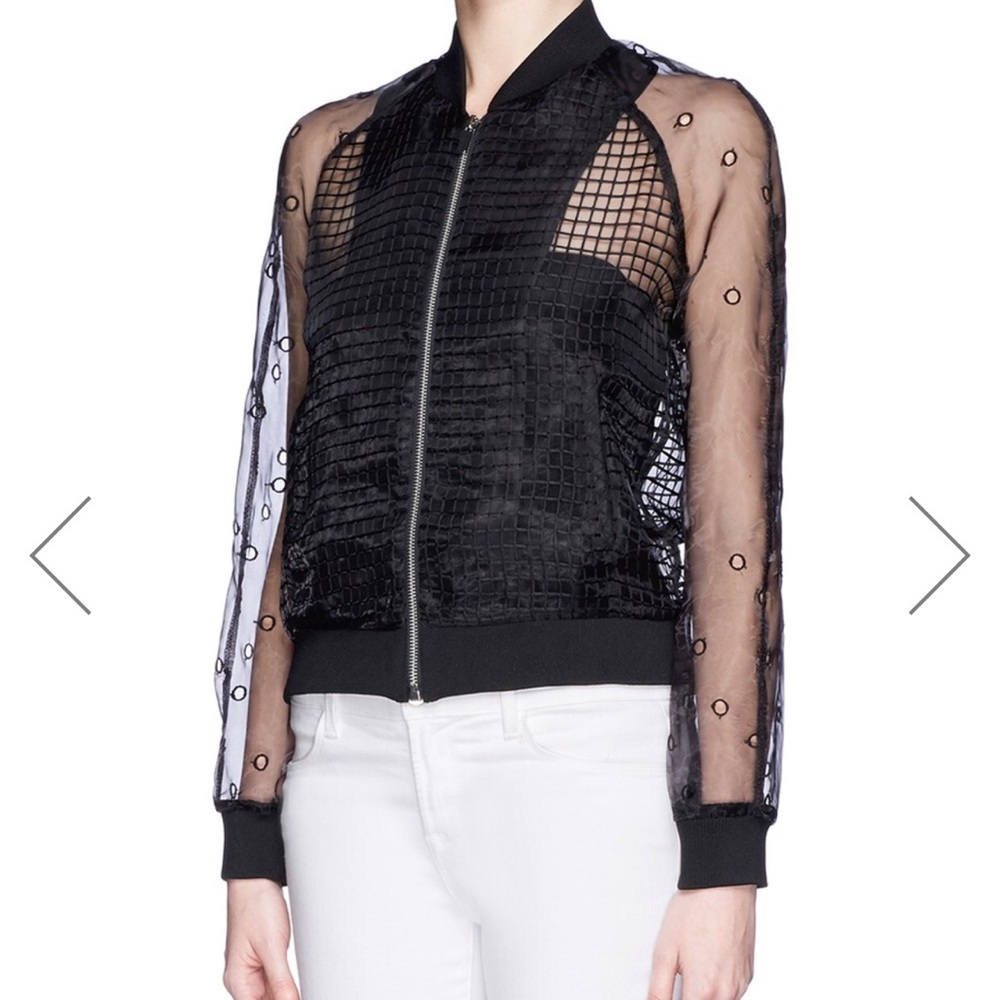 Elizabeth and James “Dirk” Organza Track Jacket - Picture 2 of 4